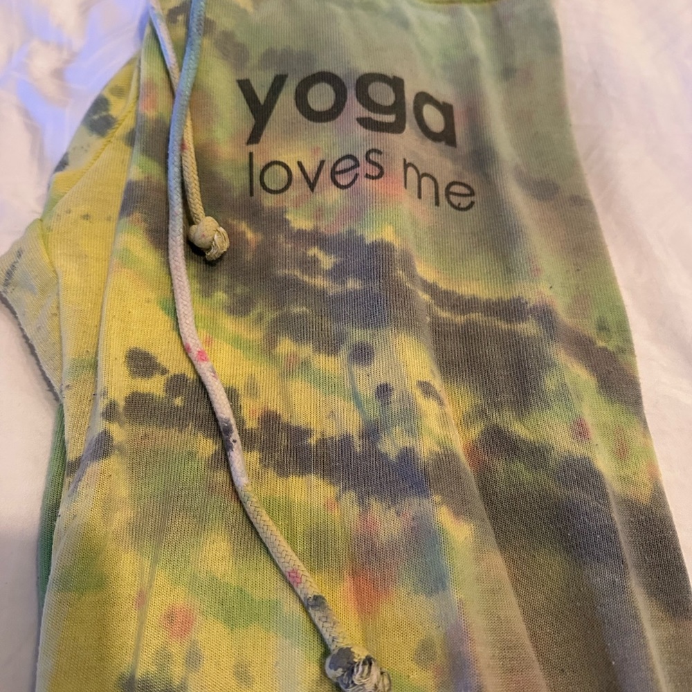 Peace Love World Tie-Dye Tank